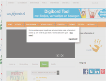 Tablet Screenshot of jufjanneke.nl